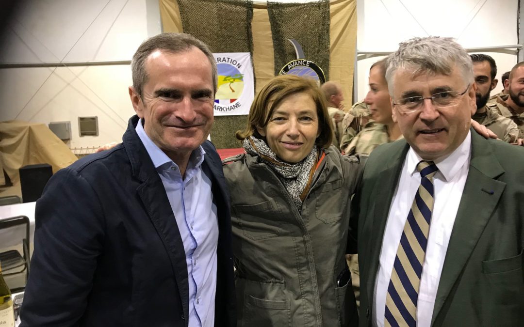 Stéphane Demilly aux côtés des troupes françaises au Mali