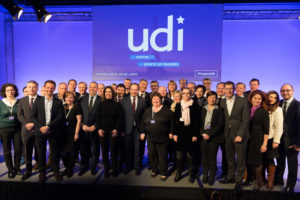 Paris: Congres UDI avec Jean-Christophe Lagarde elu president.