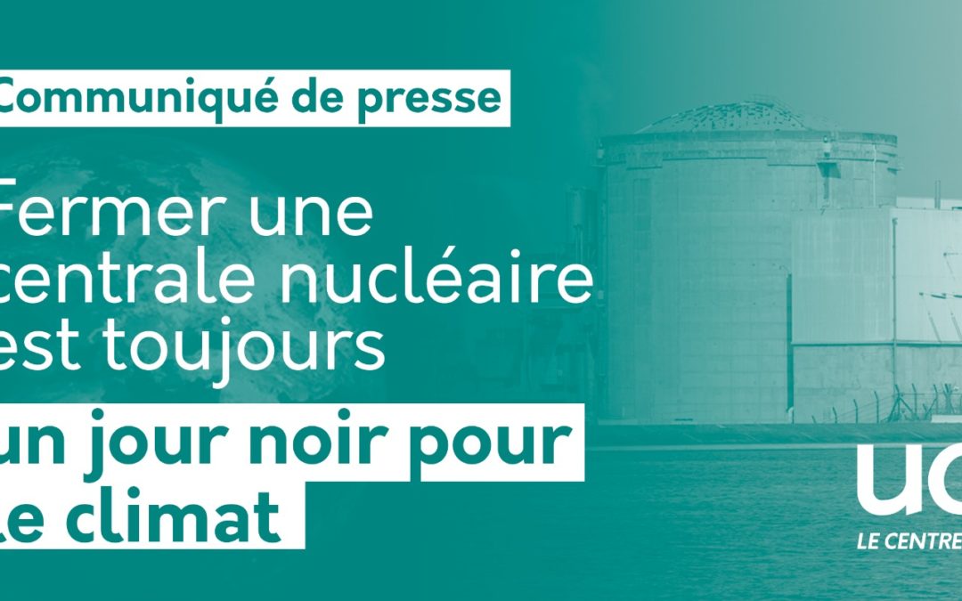 Fermer une centrale nucléaire est toujours un jour noir pour le climat