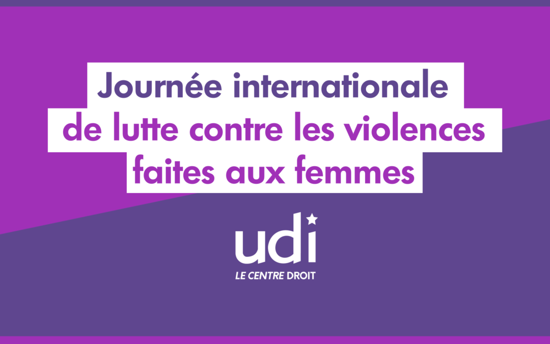 Pour en finir avec les violences sexuelles et sexistes : l’engagement de l’UDI