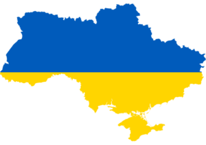 Ukraine-Flag-Map