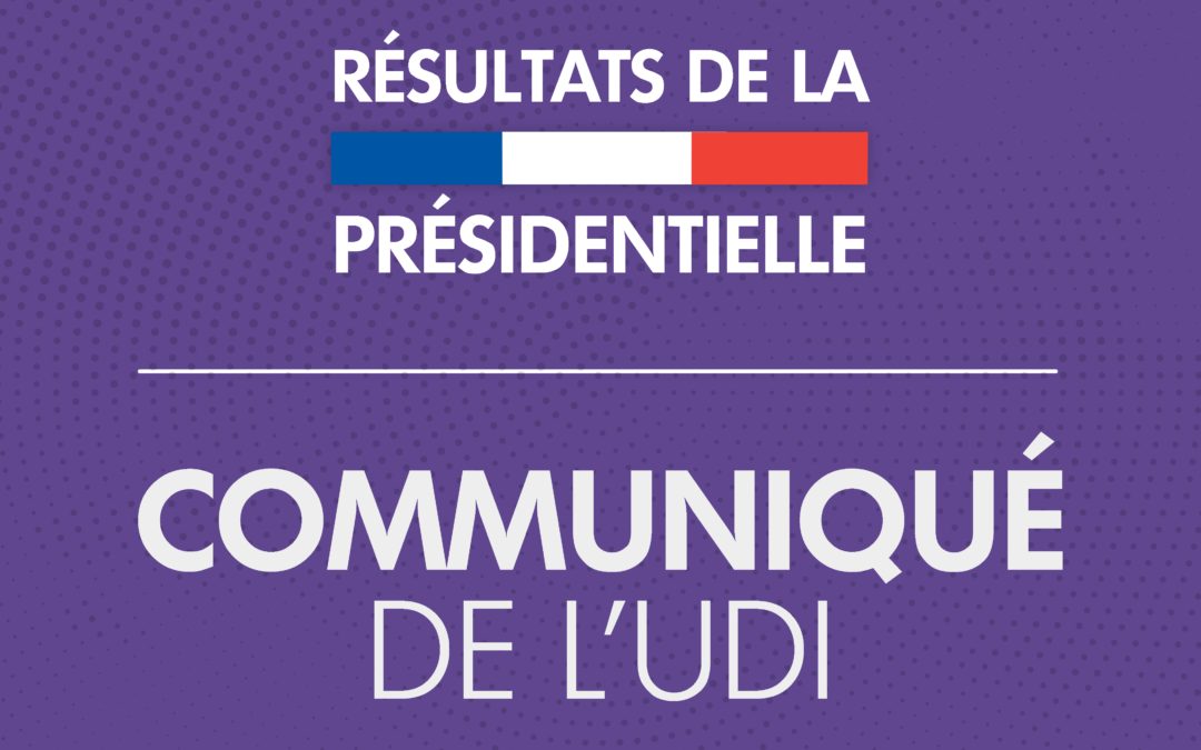 Résultats de la Présidentielle : Communiqué de presse