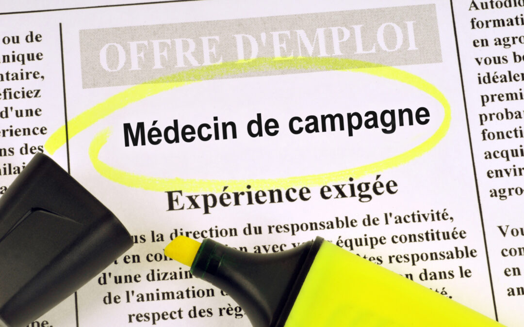 Implantation des professionnels de santé dans les départements