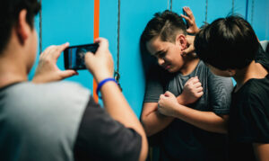 Bullying in the hallway