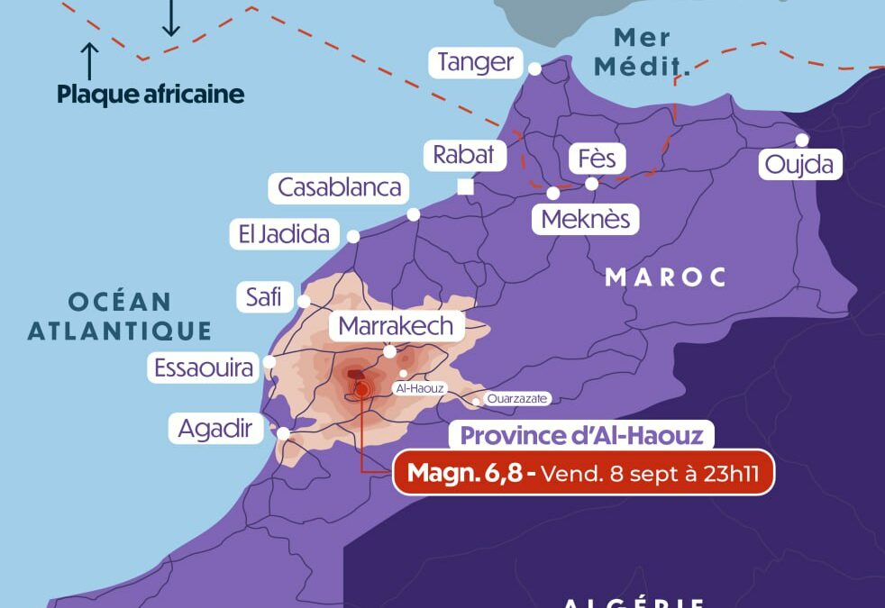 Catastrophe au Maroc : l’UDI se tient aux côtés des sinistrés