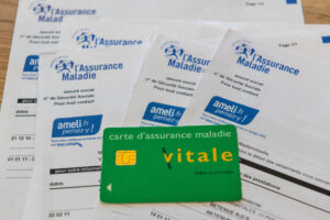 Paris, France – September 07, 2018 :  France health insurance do