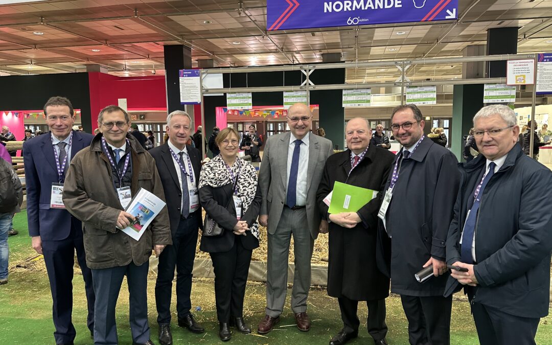 Visite d’Hervé Marseille et d’une délégation de l’UDI au Salon International de l’Agriculture