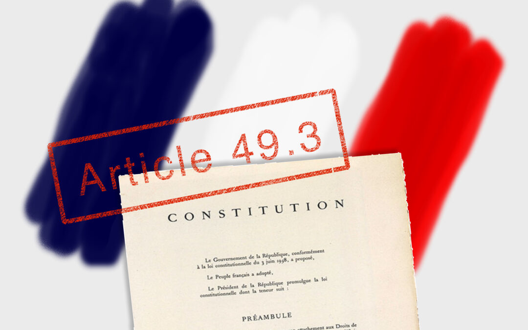 Le retour de l’article 49.3