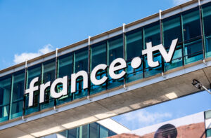 France Télévisions logo in Paris, France